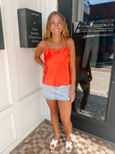 Load image into Gallery viewer, The Satin Scalloped Tank