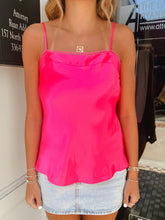 Load image into Gallery viewer, The Satin Scalloped Tank