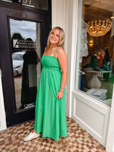 Load image into Gallery viewer, The Pom Pom Smocked Dress