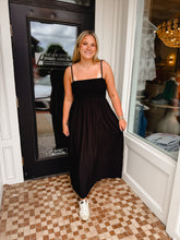 Load image into Gallery viewer, The Pom Pom Smocked Dress