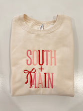 Load image into Gallery viewer, S+M Pink Bow Logo Sweatshirt