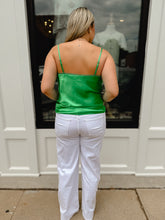 Load image into Gallery viewer, The Satin Scalloped Tank