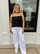 Load image into Gallery viewer, The Satin Scalloped Tank