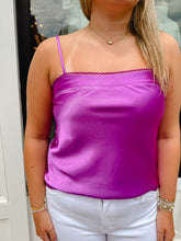 Load image into Gallery viewer, The Satin Scalloped Tank