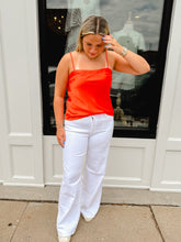 Load image into Gallery viewer, The Satin Scalloped Tank