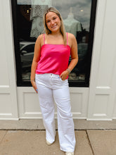 Load image into Gallery viewer, The Satin Scalloped Tank