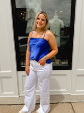 Load image into Gallery viewer, The Satin Scalloped Tank