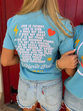 Load image into Gallery viewer, Love Never Fails Graphic Tee
