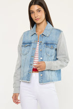 Load image into Gallery viewer, The Karina Denim Hoodie Jacket