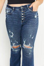 Load image into Gallery viewer, Judy Blue Ophelia Destroyed Flare Jeans