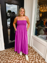 Load image into Gallery viewer, The Pom Pom Smocked Dress
