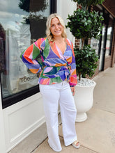 Load image into Gallery viewer, The Stained Glass Wrap Top
