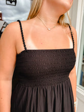 Load image into Gallery viewer, The Pom Pom Smocked Dress
