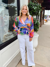 Load image into Gallery viewer, The Stained Glass Wrap Top
