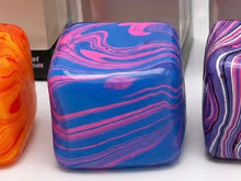 Load image into Gallery viewer, Marble Swirl Squish Cube
