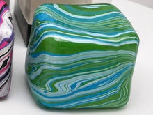 Load image into Gallery viewer, Marble Swirl Squish Cube
