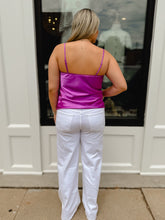 Load image into Gallery viewer, The Satin Scalloped Tank
