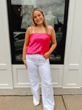 Load image into Gallery viewer, The Satin Scalloped Tank
