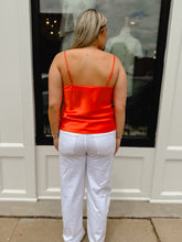 Load image into Gallery viewer, The Satin Scalloped Tank
