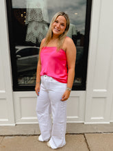 Load image into Gallery viewer, The Satin Scalloped Tank
