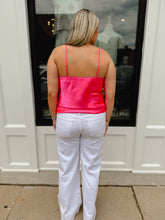Load image into Gallery viewer, The Satin Scalloped Tank
