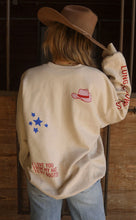 Load image into Gallery viewer, Cowgirls Patchwork Crewneck
