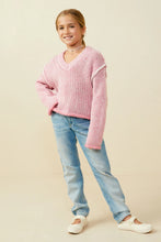 Load image into Gallery viewer, The Winter Cranberry Sweater - Girls
