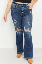 Load image into Gallery viewer, Judy Blue Ophelia Destroyed Flare Jeans
