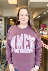 AMEN LS Graphic Tee