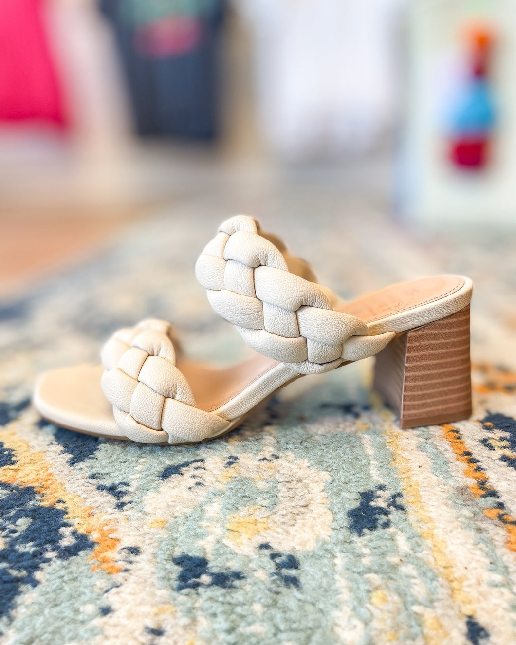 Walking Into Heaven Braided Heel (final sale)