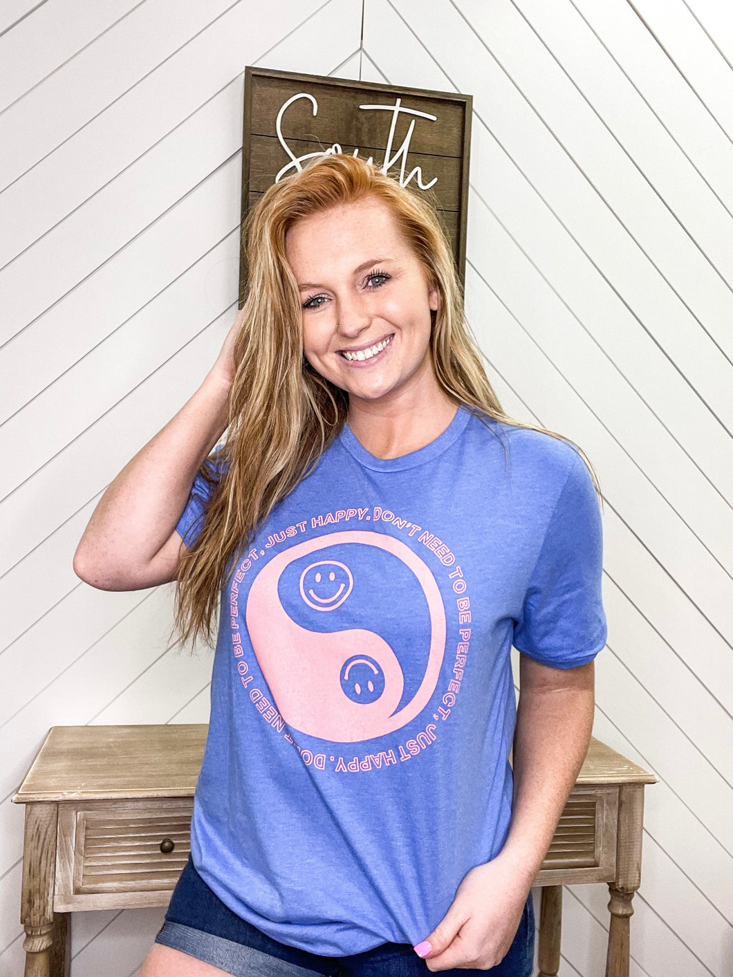 Happy Not Perfect Graphic Tee