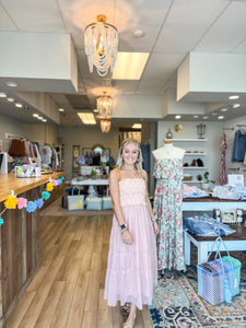 Hopelessly Devoted To You Dress - Peach (final sale)