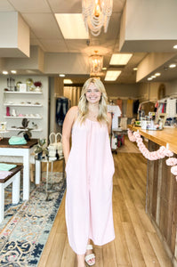Pink Champagne Jumpsuit (final sale)