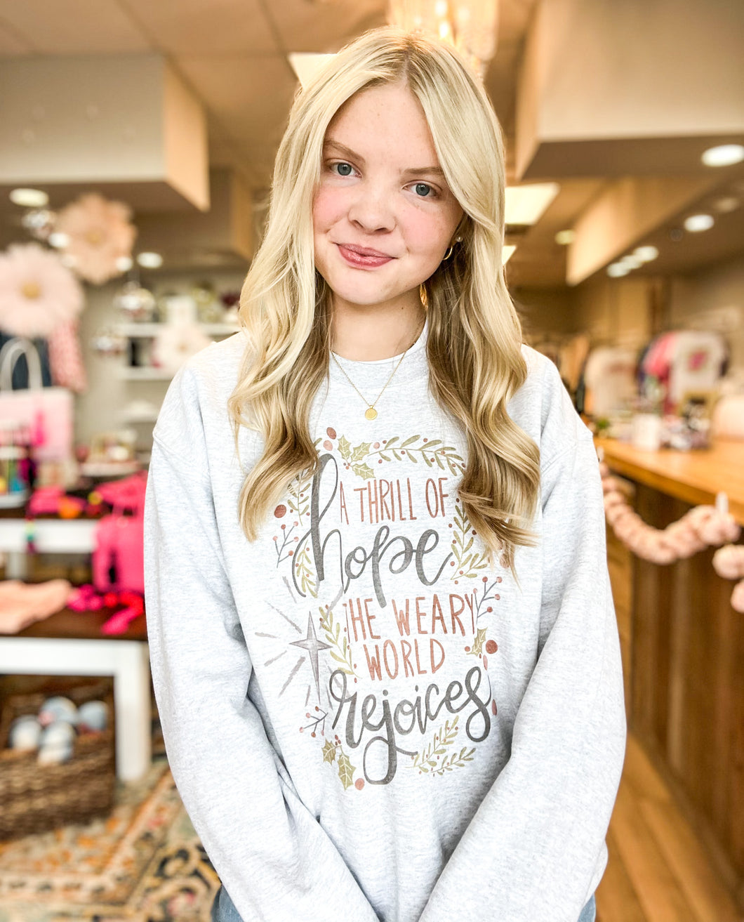 A Thrill Of Hope Graphic Tee/Crewneck