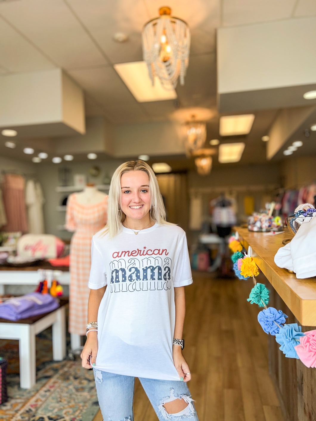 American Mama Graphic Tee (final sale)
