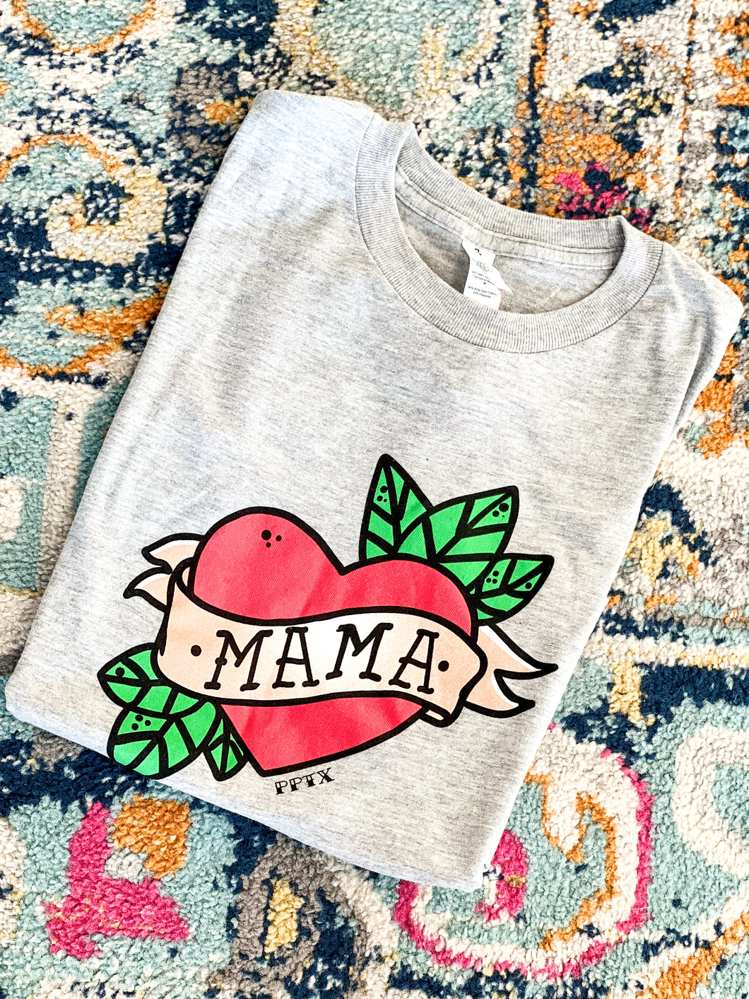 Kids Mama On My Heart Graphic Tee