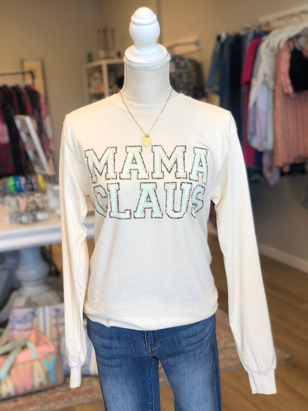 Mama Claus Long Sleeve T-Shirt
