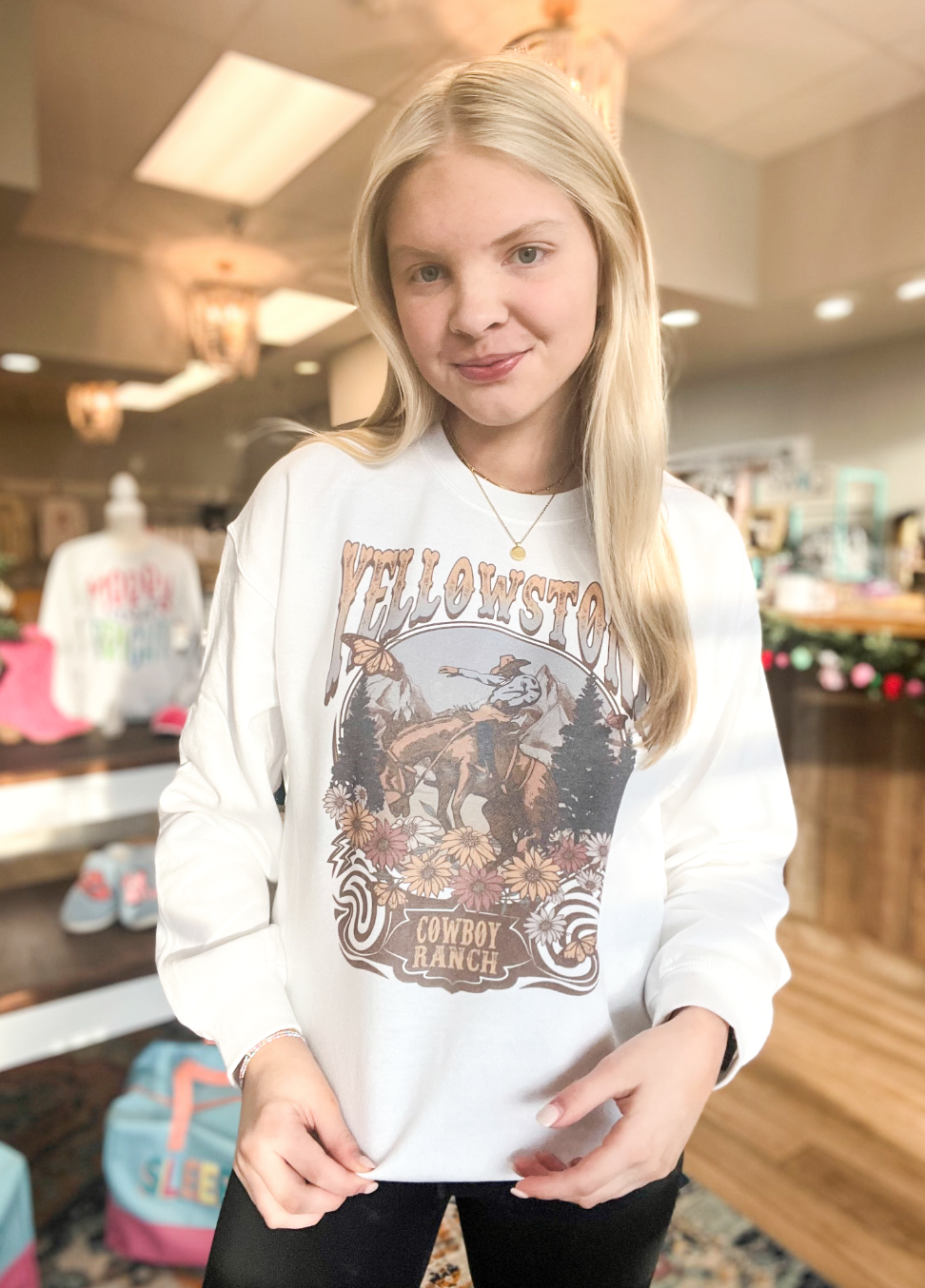 Cowboy Ranch Graphic Crewneck