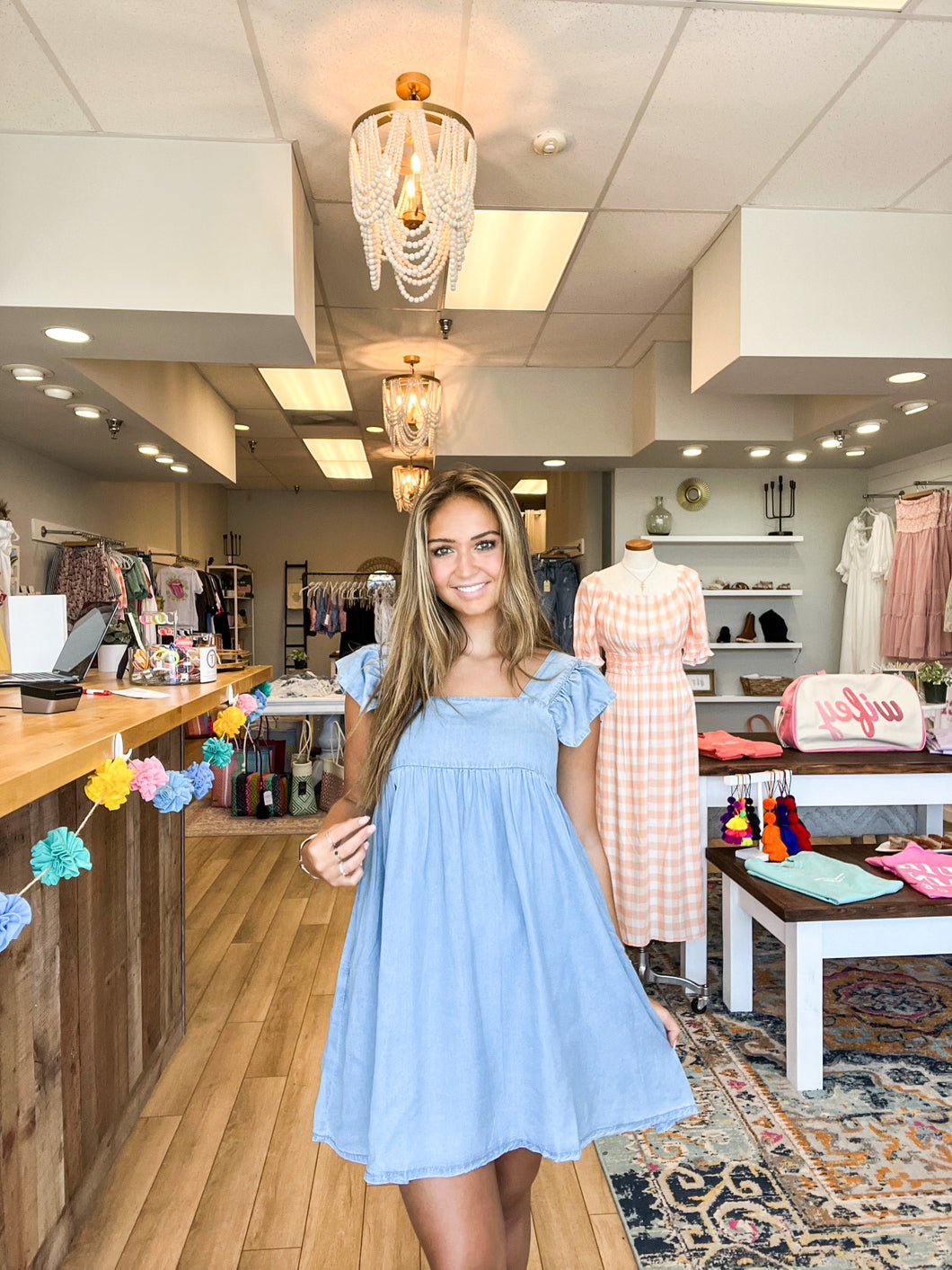 Ridin' Roads Denim Dress (final sale)