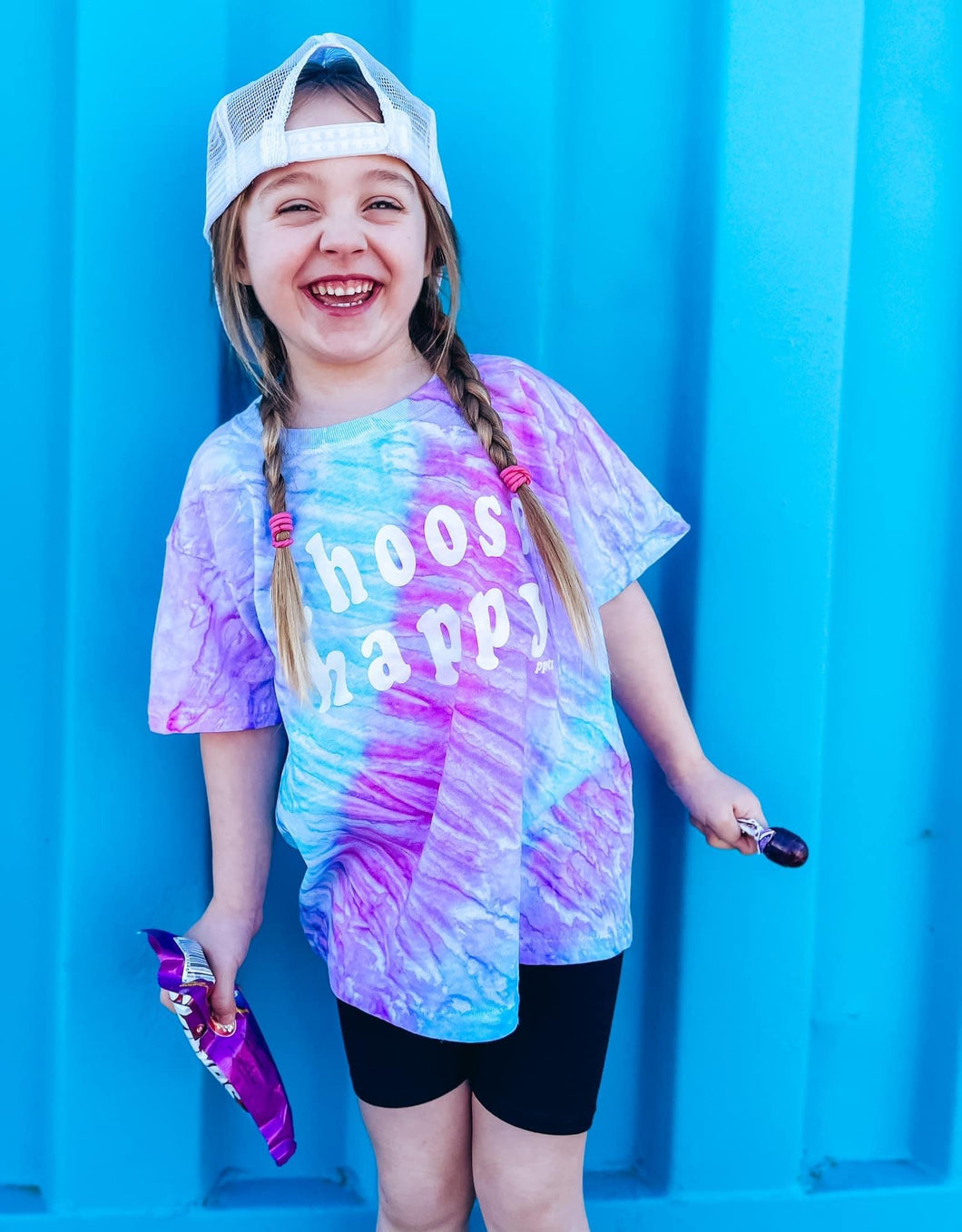 Kids Choose Happy Graphic Tee