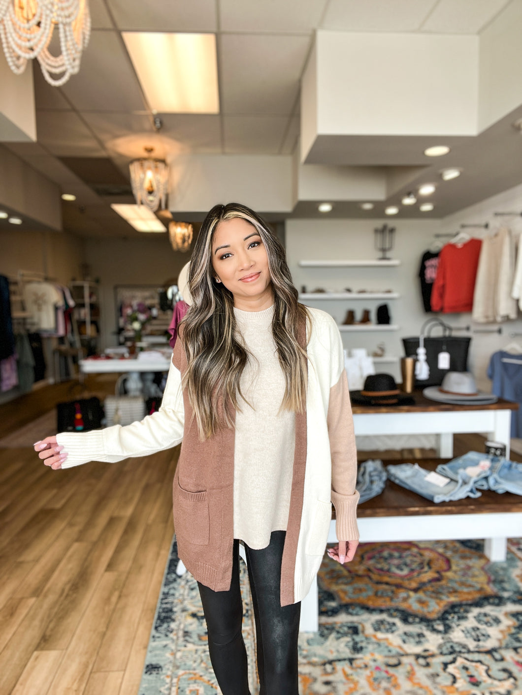 Big City Dreams Colorblock Cardigan