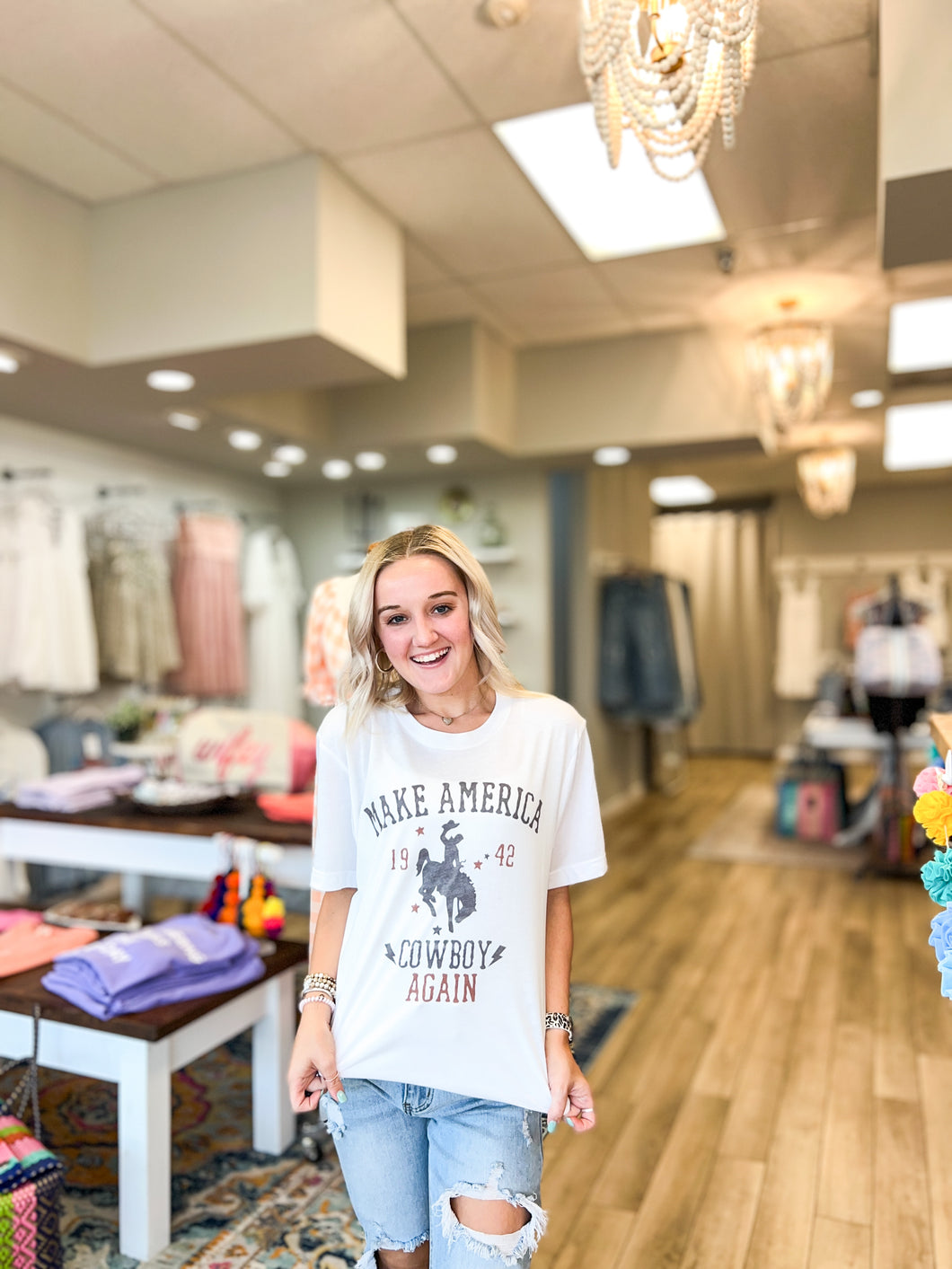 Make America Cowboy Again Graphic Tee