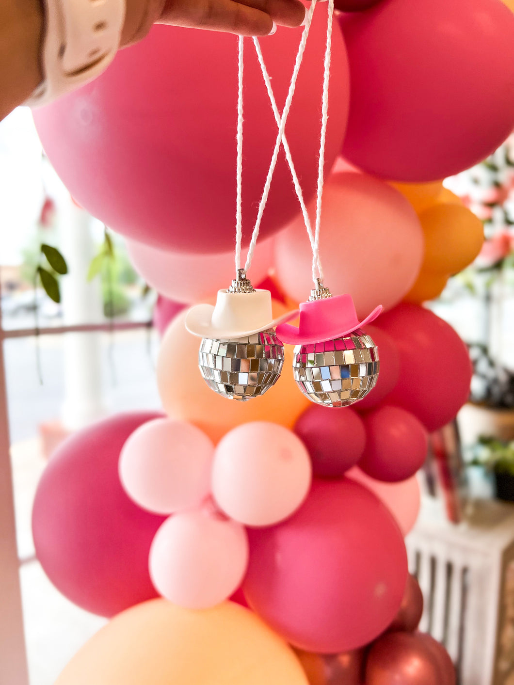 Disco Cowgirl Car Charm