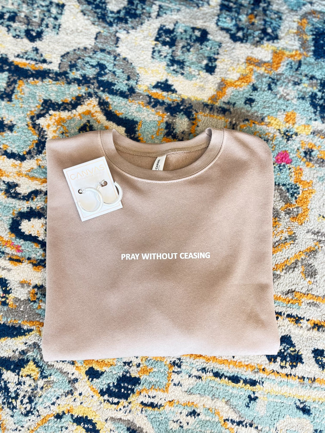 Pray Without Ceasing Graphic Sweatshirt