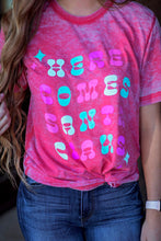 Load image into Gallery viewer, Here Comes Santa Graphic Tee
