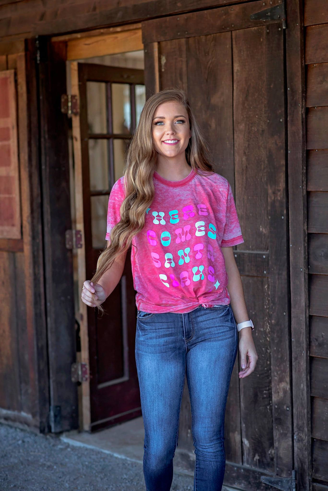 Here Comes Santa Graphic Tee